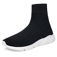 Women Men Knit Upper Breathable Sport Shoes